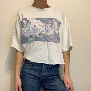 Vintage crop graphic tee